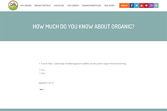 <h3>Take the Organic Quiz</h3><p>How much do you know about Organic?</p> 